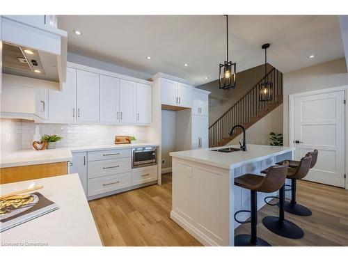 82 Duchess Drive, Delhi, ON - Indoor Photo Showing Kitchen With Double Sink With Upgraded Kitchen