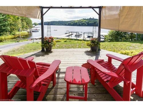 143 South Drive, Huntsville, ON - Outdoor With Body Of Water With Deck Patio Veranda