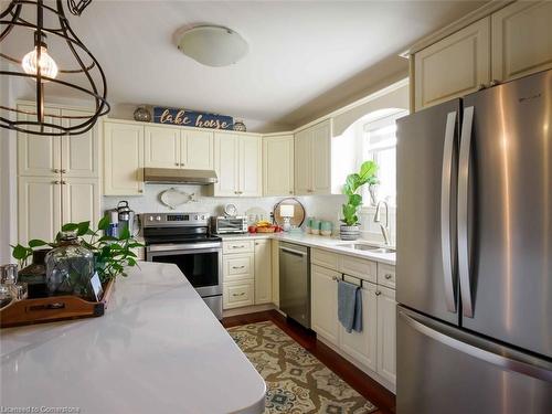 4-19 Somerset Drive, Port Dover, ON - Indoor Photo Showing Kitchen With Double Sink