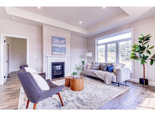 53 Duchess Drive, Delhi, ON - Indoor Photo Showing Living Room With Fireplace