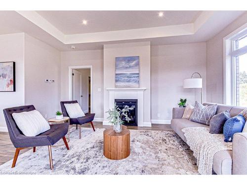 53 Duchess Drive, Delhi, ON - Indoor Photo Showing Living Room With Fireplace