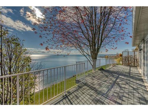 128 Brown Street, Port Dover, ON - Outdoor With Body Of Water With Deck Patio Veranda With View