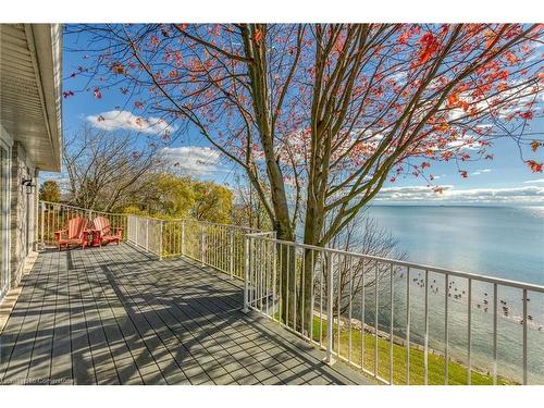 128 Brown Street, Port Dover, ON - Outdoor With Body Of Water With Deck Patio Veranda With View