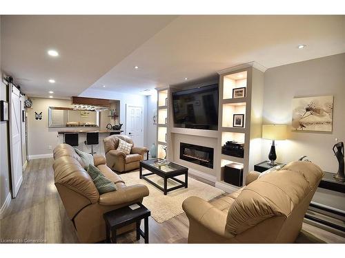 24-80 New Lakeshore Road, Port Dover, ON - Indoor Photo Showing Living Room With Fireplace