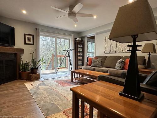 69 Prospect Street, Port Dover, ON - Indoor Photo Showing Living Room With Fireplace