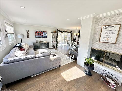 1 Maple Lane, Tillsonburg, ON - Indoor Photo Showing Living Room With Fireplace