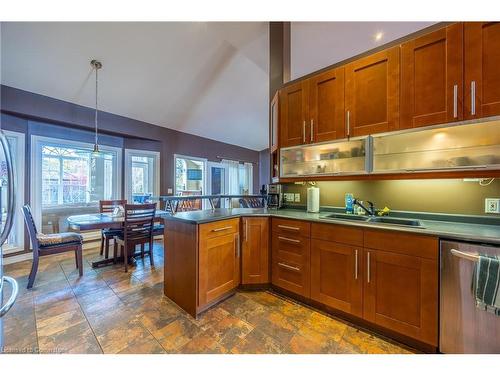 32 Blossom Avenue, Simcoe, ON - Indoor Photo Showing Kitchen With Double Sink