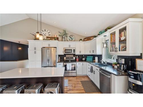 544 7Th Concession Road, Simcoe, ON - Indoor Photo Showing Kitchen With Double Sink