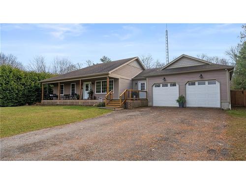 544 7Th Concession Road, Simcoe, ON - Outdoor With Deck Patio Veranda With Facade