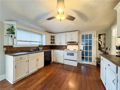 174 Wellington Street, Waterford, ON - Indoor Photo Showing Kitchen With Double Sink