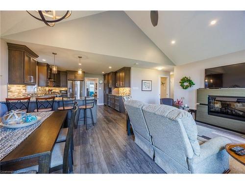 237 Schooner Drive, Port Dover, ON - Indoor Photo Showing Living Room With Fireplace