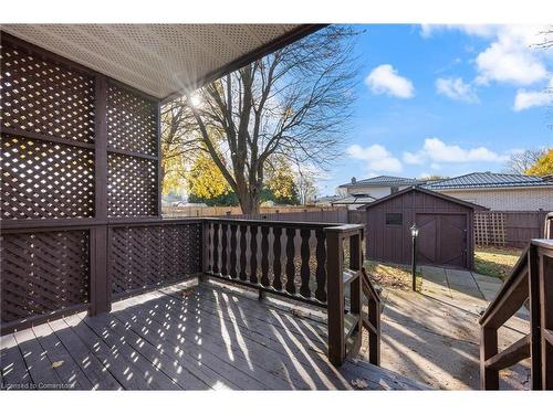 118 Oak Street, Simcoe, ON - Outdoor With Deck Patio Veranda With Exterior