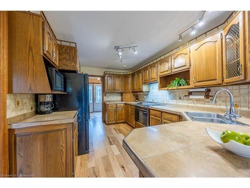 21 Mcdowell Road W, Langton, ON - Indoor Photo Showing Kitchen With Double Sink