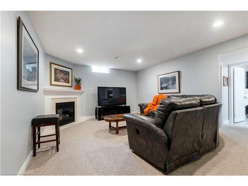 11 Sea Breeze Drive, Port Dover, ON - Indoor Photo Showing Basement With Fireplace