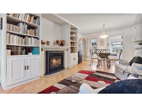 60 Woodhouse Street, Simcoe, ON - Indoor Photo Showing Living Room With Fireplace