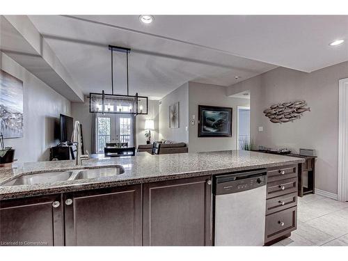 207-396 Plains Road E, Burlington, ON - Indoor Photo Showing Kitchen With Double Sink