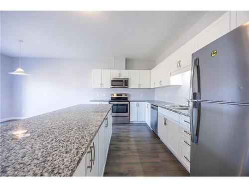 41 Waterthrush Lane, Simcoe, ON - Indoor Photo Showing Kitchen With Stainless Steel Kitchen With Double Sink With Upgraded Kitchen