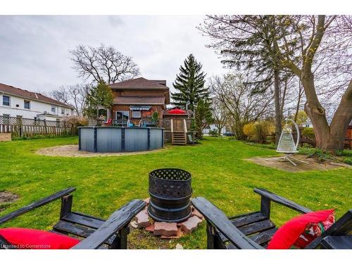 207 Market Street E, Port Dover, ON - Outdoor With Above Ground Pool With Backyard