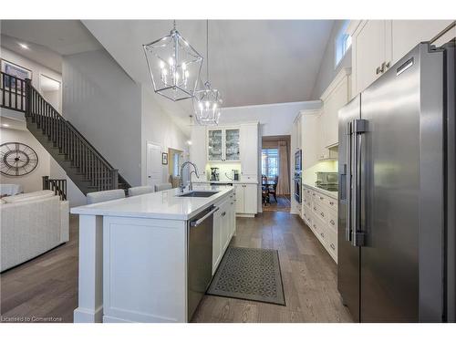 161A New Lakeshore Road, Port Dover, ON - Indoor Photo Showing Living Room With Fireplace