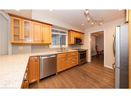 15 Birchlawn Avenue, Cambridge, ON - Indoor Photo Showing Kitchen With Double Sink