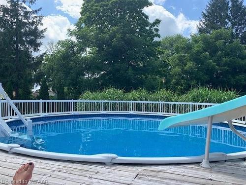 142 Culloden Road, Ingersoll, ON - Outdoor With Above Ground Pool With Backyard