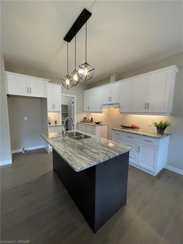 48 Matheson Crescent, Innerkip, ON - Indoor Photo Showing Kitchen With Double Sink