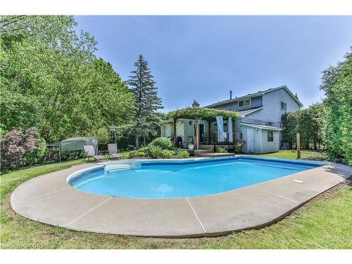78 Millridge Court, London, ON - Outdoor With In Ground Pool With Backyard