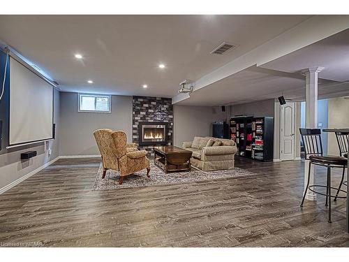 224 Boyd Boulevard, Thamesford, ON - Indoor With Fireplace