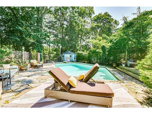 1247 Queen Victoria Avenue, Mississauga, ON - Outdoor With In Ground Pool With Backyard