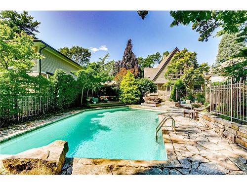 1247 Queen Victoria Avenue, Mississauga, ON - Outdoor With In Ground Pool With Backyard