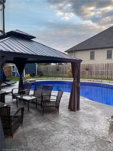 19 Cynthia Avenue, Mount Elgin, ON - Outdoor With In Ground Pool With Deck Patio Veranda