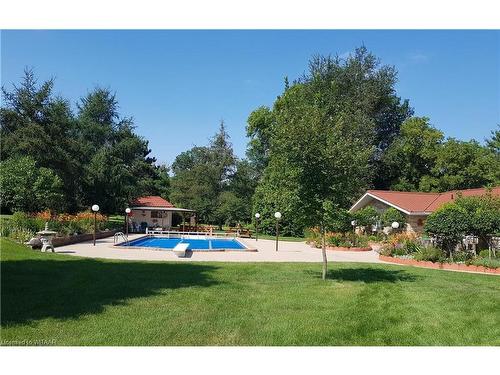 266132 Maple Dell Road, Norwich (Twp), ON - Outdoor With In Ground Pool With Backyard