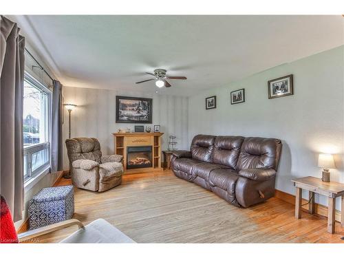 216 Delatre Street W, Thamesford, ON - Indoor Photo Showing Living Room With Fireplace