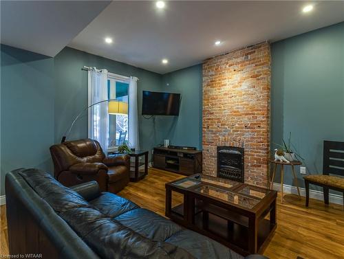 554 Hatch Street, Woodstock, ON - Indoor With Fireplace