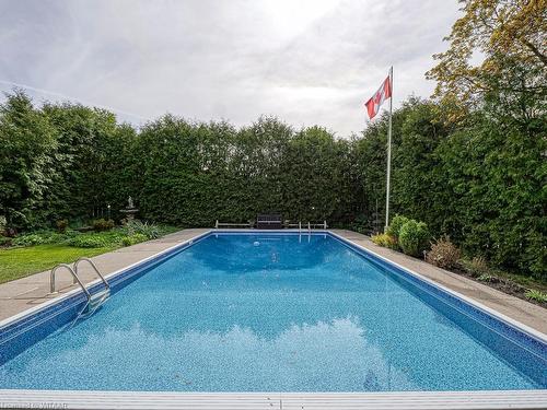 251 Mutual Street N, Ingersoll, ON - Outdoor With In Ground Pool With Backyard