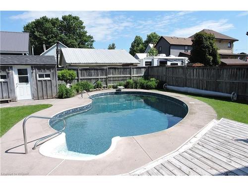 14 Elgin Street W, Norwich, ON - Outdoor With In Ground Pool With Deck Patio Veranda With Backyard