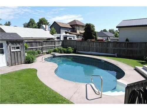 14 Elgin Street W, Norwich, ON - Outdoor With In Ground Pool With Deck Patio Veranda With Backyard