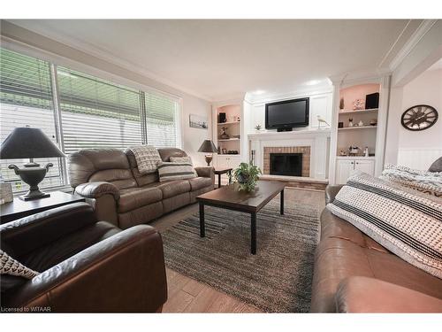 475025 Zorra & East Zorra Tavistock Line, Beachville, ON - Indoor Photo Showing Living Room With Fireplace