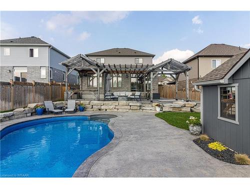 16 Hartfield Street, Ingersoll, ON - Outdoor With In Ground Pool With Backyard