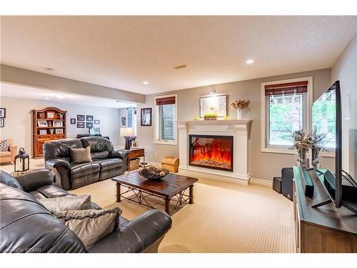 122 Eastview Avenue, Woodstock, ON - Indoor Photo Showing Living Room With Fireplace