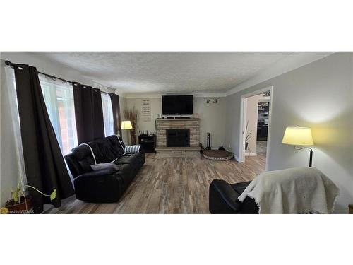 33 North Street W, Tillsonburg, ON - Indoor Photo Showing Living Room With Fireplace