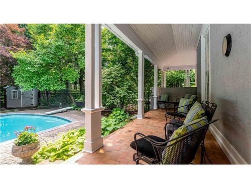 735 Rathbourne Avenue, Woodstock, ON - Outdoor With In Ground Pool With Exterior