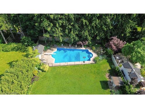 150 Fairview Crescent, Woodstock, ON - Outdoor With In Ground Pool With Backyard