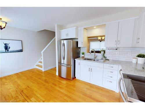 20-46 Conestoga Road, Woodstock, ON - Indoor Photo Showing Kitchen With Stainless Steel Kitchen With Double Sink