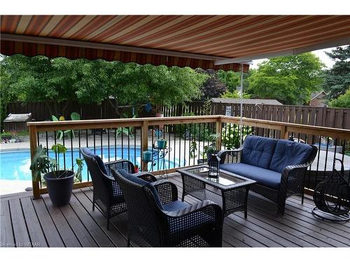 3 Kamps Crescent, Tillsonburg, ON - Outdoor With In Ground Pool With Deck Patio Veranda With Exterior
