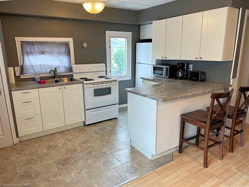 11 Walter Street, Turkey Point, ON - Indoor Photo Showing Kitchen With Double Sink