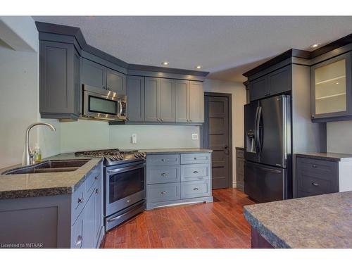 164197 Brownsville Road, Tillsonburg, ON - Indoor Photo Showing Kitchen With Double Sink With Upgraded Kitchen