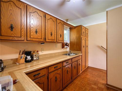 889 Norfolk County Rd 28, Norfolk County, ON - Indoor Photo Showing Kitchen With Double Sink