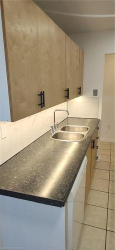 402-75 Huxley Street, London, ON - Indoor Photo Showing Kitchen With Double Sink