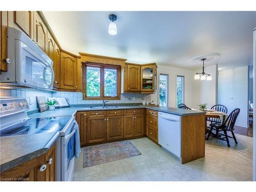 164047 Brownsville Road, South-West Oxford (Twp), ON - Indoor Photo Showing Kitchen With Double Sink